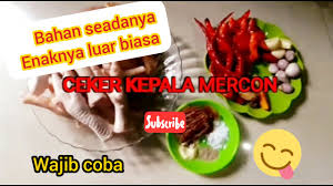 Resep masakan ayam mercon enak praktis reseponline info 17 10 2013 resep masakan ayam mercon enak praktis membuat masakan supaya keluarga senang terkadang. Resep Bks Ceker Kepala Ayam Mercon Asli Bikin Nagih Youtube