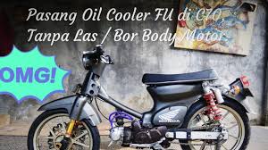 1.buka bumper hadapan,pilih tempat yang sesuai untuk menempatkan oil cooler tersebut.kalau boleh jangan terlalu jauh dari gear box. Cara Pasang Oil Cooler Di Motor C70 Seri Mesin Gonda Grand Moto Dekil