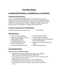 Cna Resume Samples 10630 | ifest.info