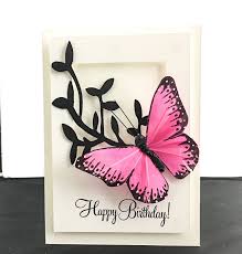 Homemade Funny Birthday Cards For Mom From Daughter Monarch Butterfly Birthday Card For Her Homemade Card Etsy Butterfly Birthday Cards Happy Birthday Mom From Daughter Birthday Cards For Her