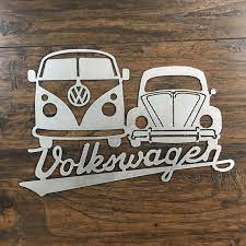 Vw Bus Bug Metal Wall Art Metal Wall Art Wall Art Sign Metal