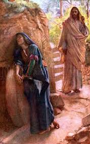 Image result for images jesus surprises mary at empty tomb