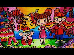 Selamat mempersiapan diri untuk merayakan natal bagi umat kristen dan katholik di indonesia. Cara Menggambar Mewarnai Tema Chinese New Year Tahun Baru Imlek 2020 Tikus Logam Yang Bagus Mudah Youtube Cara Menggambar Seni Krayon Tahun Baru Imlek