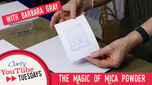 Today, barb demonstrates the effect of embossing powder on some of our elegant rennie m. Stamping How To The Magic Of Mica Powder Youtube