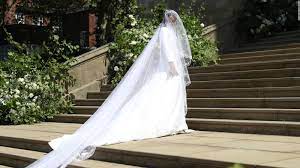 Princess seam boat neck formal wedding dress & gown with train bridesmaid prom cocktail party butterck 6639 sewing pattern 14 16 18 20 22. Meghan Duchess Of Sussex S Wedding Dress On Display Cnn Style