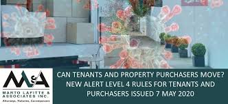Level four restrictions are very close to total lockdown, though schools remain open and some outdoor socialising is allowed. Can Tenants And Property Purchasers Move New Alert Level 4 Rules For Tenants And Purchasers Issued 7 May 2020 By Rui Marto Linkedin