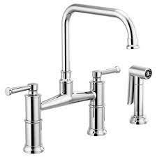 Brizo kitchen faucets are world renowned faucet manufacturer based in indiana, usa. Artesso Bridge Faucet With Side Sprayer