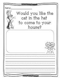 Dr Seuss Cat In The Hat Writing Here Is A Dr Seuss Cat In The Hat Fun Writing Prompt Enjoy Fun Writing Prompts Dr Seuss Activities Dr Seuss Day