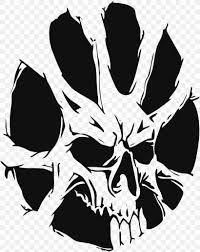 A skull tattoo doesn't have to use a human skull design. Skull Tattoo Stencil Drawing Design Png 1116x1403px Skull Air Brushes Art Blackandwhite Botany Download Free