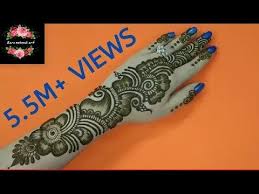 Beautiful Stylish Arabic Henna Design For All Ocassions 45 Zara Mehendi Art Youtube In 2020 Henna Designs Arabic Henna Designs Henna Designs Hand