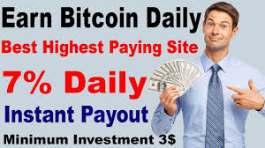 For those who have not heard of the acronym ptc, paid to click (ptc) are sites that pay you money for viewing the procedure is simple, clear and you don't need any investments to earn this online money (bitcoin). Earn Bitcoin Daily Best Highest Paying Site With 7 Daily Profit Bitcoin Earnings All Cryptocurrency