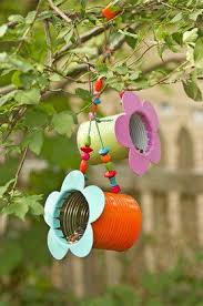 Birds Blooms Magazine Diy Tin Can Flower Bird Feeder Birds Blooms Magazine Tin Can Flowers Diy Bird Feeder Homemade Bird Feeders