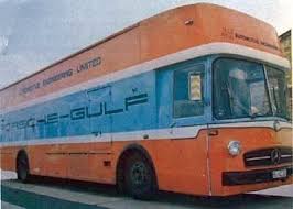 Porsche Transporteur Mercedes O 317 S Yz 32 1971 Team Jwae Gulf 1000km Monza 100 1 Camion Transporteur Modele Reduit