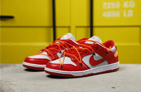 Nike Dunk Low Off White University Red Ct0856 600 Nike Dunk Low Nike Dunks Sneakers