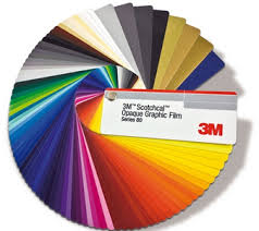 3m Scotchcal Graphic Film Series 80 Coloured Film