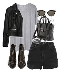 Outfit With A Leather Jacket Leather Dress Outfit Clothes Fashion