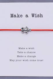 Lucky Sea Turtle Card Bracelet Make A Wish Sea Turtle Gifts Cards