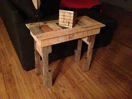 Pin By Ryan Loucks On Decor Pallet Projects Pallet Furniture Plans Pallet End Tables Pallet Furniture