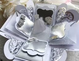 Bridal Shower Explosion Box Photo Box For The Bride Love Etsy Explosion Box Exploding Boxes Box Wedding Invitations