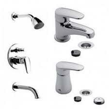 Combo De Griferias Fv Llosa Lavatorio Bidet Banera Monocomando Cromo Griferias Marcos Y Banos