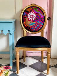 Eclectic Boho Dining Chair Etsy In 2021 Boho Dining Chairs Dining Chairs Colored Dining Chairs