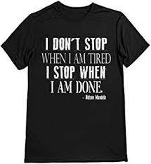 Dry Sports Shirt Men Runner S Short Sleeves Top Running Quotes I Don T Stop When I Am Tired Sports Shirts Runners Quotes Mens Shirts