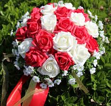 5 out of 5 stars (849) 849 reviews. New Arrival Wedding Bouquet Handmade Flowers Red And White Rose Bridal Bouquet Wedding Bouquets On Luulla
