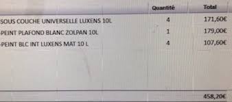 Pour les plafonds, les prix seront légèrement supérieurs, vous compterez entre 30 et 40€ pour la peinture des plafonds de votre appartement ou de maison. 8 Devis Peinture Et Outils Pour Une Maison Neuve 100m2
