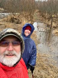 Hiking from County B to Mishicot High School