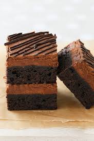 Chocolate Mousse Brownies Love And Olive Oil Recipe Sweet Recipes Desserts Chocolate Recipes