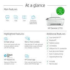 The hp deskjet 2755 is a very poor printer for tiny or office. Hp Deskjet 2755 Wireless All In One Printer Micro Center