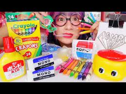 asmr edible stationary japanese harajuku creator eating sounds youtube