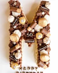 If you buy from a link, we may earn a commission. Chocolate Letter Cake For 50th Birthday Postres Decoracion De Letras Tortas