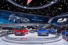 Audi Iaa Frankfurt Motor Show 2015 The Power Of Four Exhibition Stall Mercedes Concept Exhibition Stand