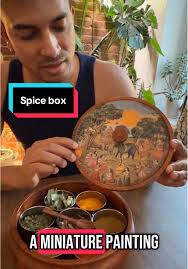 Sharing @An Kush spice box arrangement. Enjoy! #spicebox #indianspices  #indianspicebox #mughalminiature #fyp #whatdoyouthink