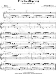 Myuu Promise Reprise Sheet Music Piano Solo In G Minor Download Print Sku Mn0173422