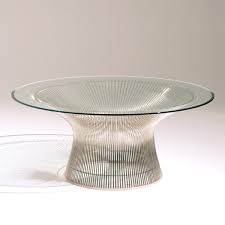 It is available in two sizes, and in a wide range of table tops. Platner Coffee Table Office Snapshots