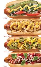 Hot Dog Topping Tip Create A Custom Toppings Bar With Plenty Of Options So Everyone Can Build Their Perfect Summ Hot Dog Recipes Gourmet Hot Dogs Dog Recipes