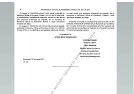 51 din 22 martie 2017 cu privire la rezultatele atestării de stat a fermelor zootehnice de prăsilă (nr. Ora 1 25 Am Oug Privind Modificarea Codurilor Penale A Fost PublicatÄƒ In Monitorul Oficial Ce SchimbÄƒri Produce OrdonanÅ£a Foto Document