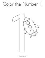 Each coloring page features one number and clip art to count. Number 1 Coloring Pages Twisty Noodle