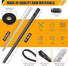 Replacement for Chamberlain Group G8808CB-P 8808CB 8Ft,Compatible Whisper  Drive Plus Models,Garage Door Opener 8Ft Rail Extension Kit,Replacement ...