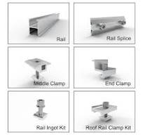 AS Trapezoidal Metal Roof Mount Solar Tin Roof Klip-Lok ...