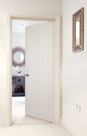 If you remove the door from the frame, the frame may shift and the door may not fit or function properly when replaced. White Cottage White Interior Doors Interior Door Styles White Internal Doors