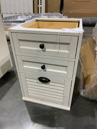 Our furniture, home decor and accessories collections feature white file cabinet in quality materials and classic styles. Mclemore Auction Company Auction Large Quantity Of Furniture And Home Decor From Williams Sonoma West Elm Pottery Barn With Modern West Elm Flatware Almost Gone Item Whitney File Cabinet With 3