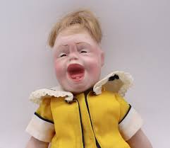 Buy Collectible Vintage Mary Moline Norman Rockwell Porcelain Rumbleseat  Dolls JR Crybaby Cry Baby Screaming Boy Shower Decoration Gift Online in  India