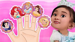 Barbie and Disney Princess Finger Family & Rainbow Baby