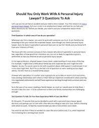 Another good online dating question for her is, do you like what you're doing right now? you can do that by asking pointed questions to reveal compatibility. Should You Only Work With A Personal Injury Lawyer 3 Questions To Ask
