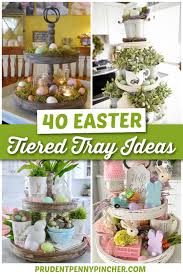 Target / home / decor style ideas / tiered stands : 40 Tiered Tray Easter Decorations Prudent Penny Pincher