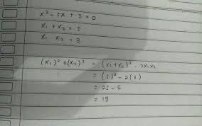 Uji t untuk variabel x1 dan x2 adalah sebagai berikut: Jika X1 Dan X2 Adalah Akar Akar Persamaan Kuadrat X 5 X 3 0 Maka Nilai Dari X1 Brainly Co Id