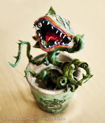 Sculpture Venus Fly Trap Plant Halloween Deko Basteln Der Kleine Horrorladen Halloween Deko